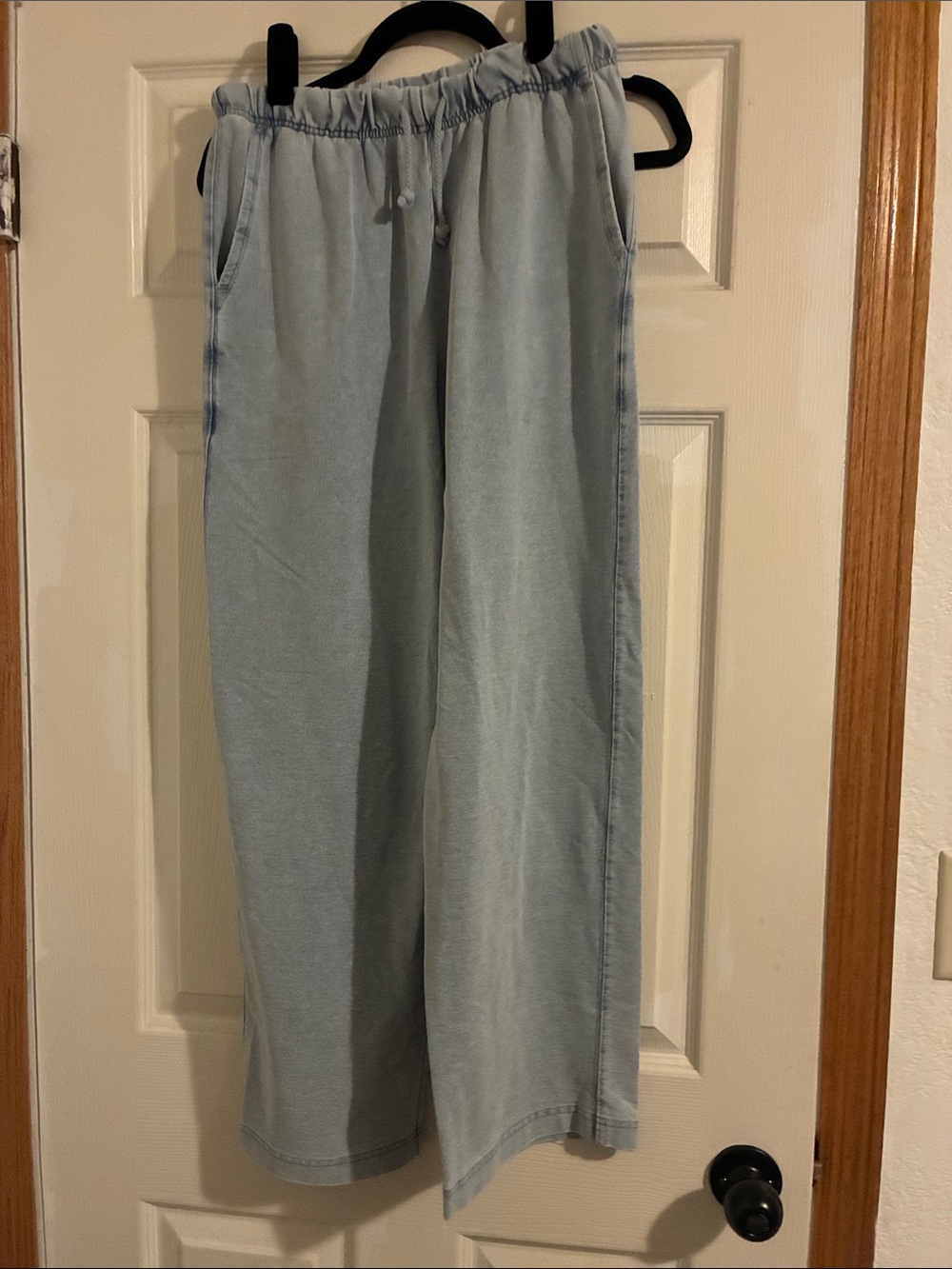 Splendid bleached indigo Wide Leg Drawstring Pants
